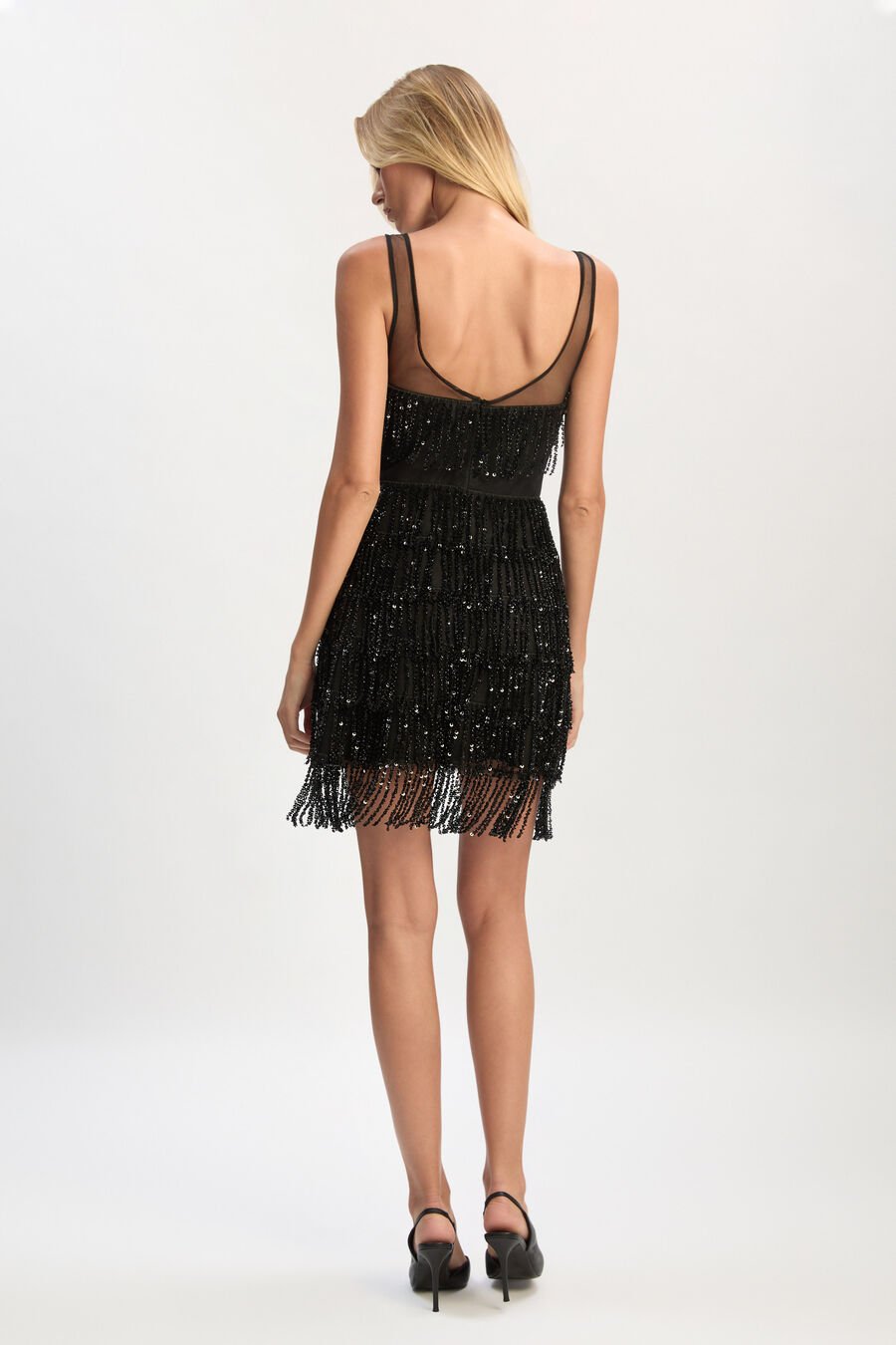 Jordana Fringe Mini Dress