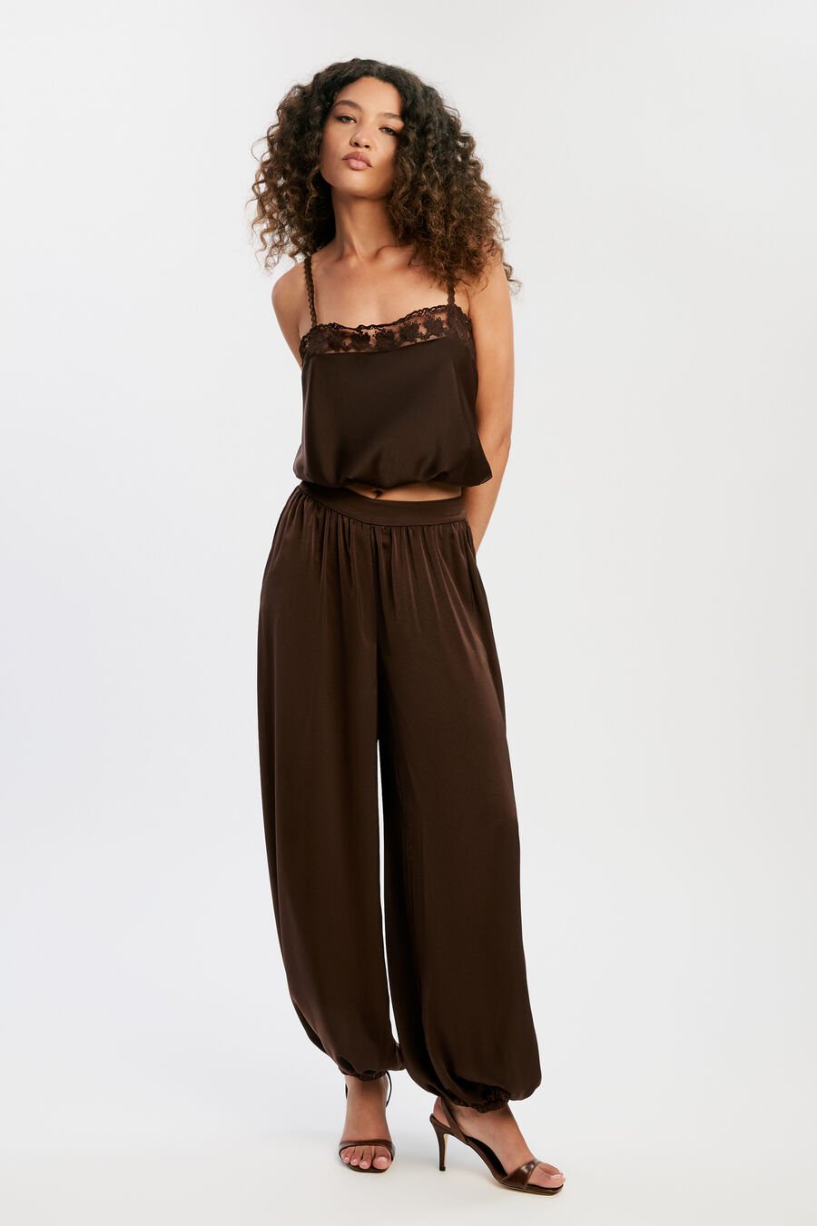 Nikola Satin Balloon Pant