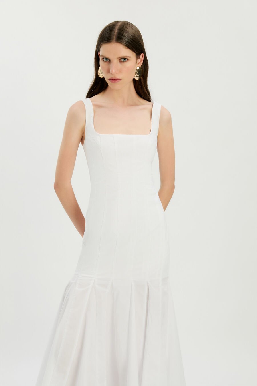 Lolita Cotton Midi Dress