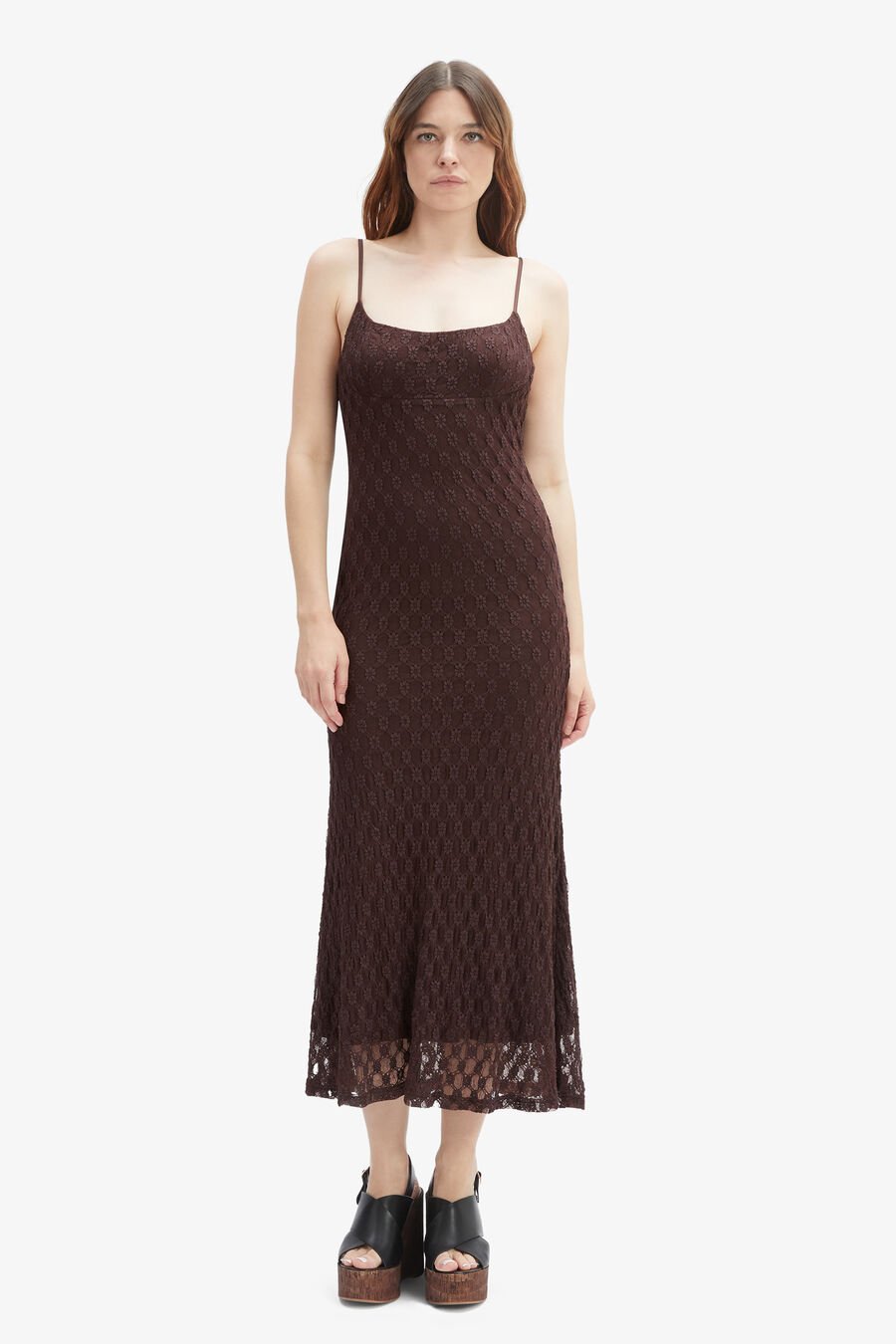 Adoni Mesh Midi Dress