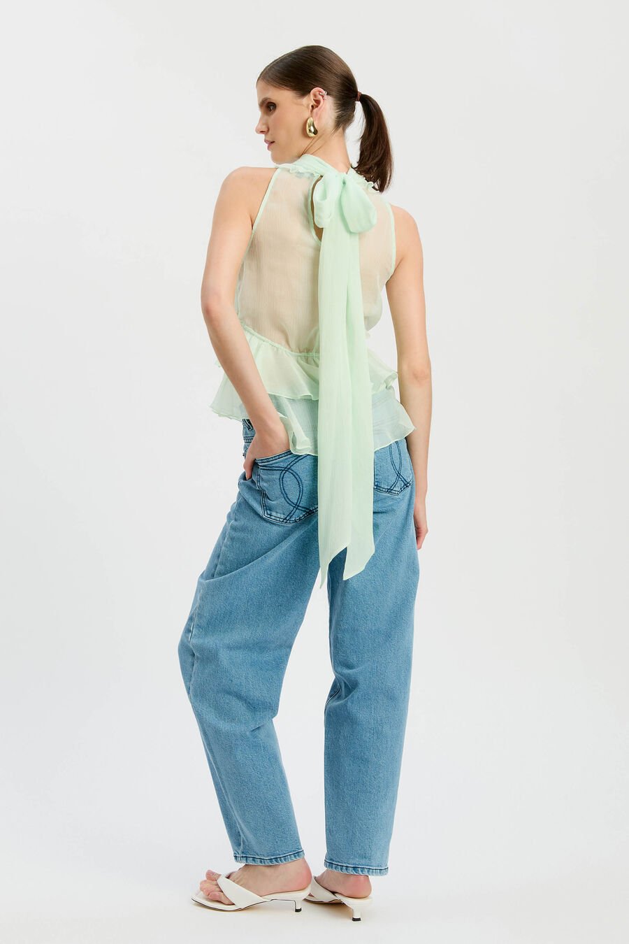 Cynthia Ruffle Blouse