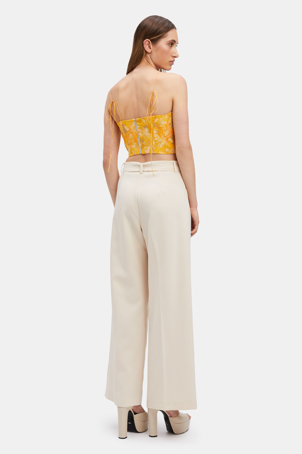 ELSIE CORSET TOP in colour EL N YELLOW