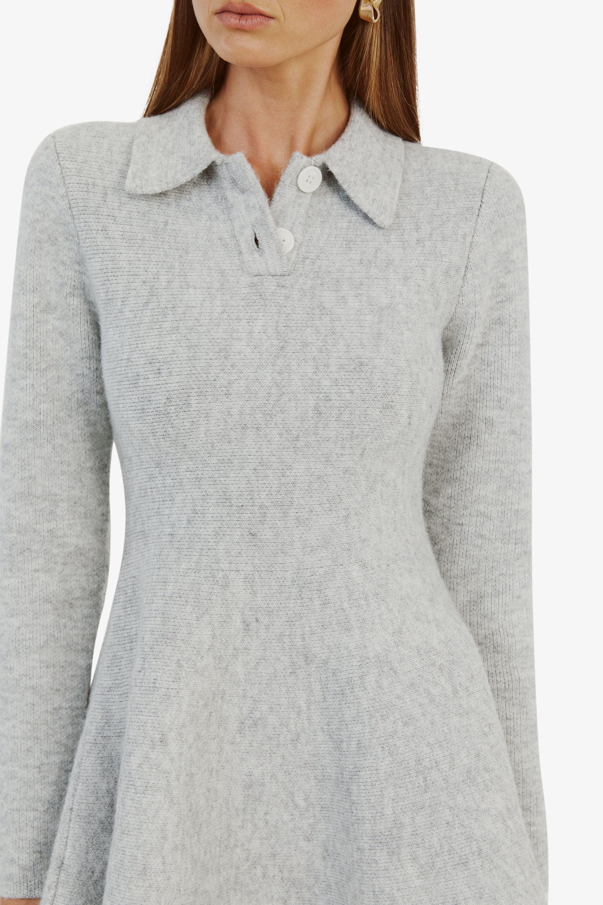 andmary ♡ Betty layered check dress gray andmary on X: 