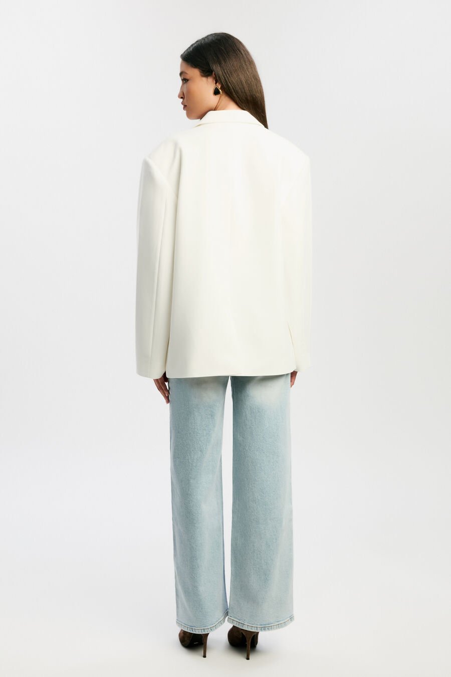HALIA OVERSIZED BLAZER in colour ORCHIDWHT
