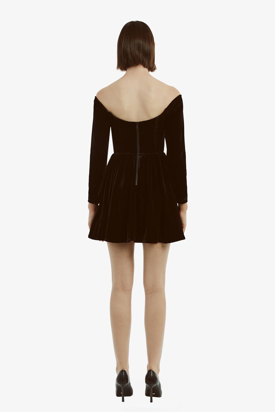 Emlyn Velour Mini Dress