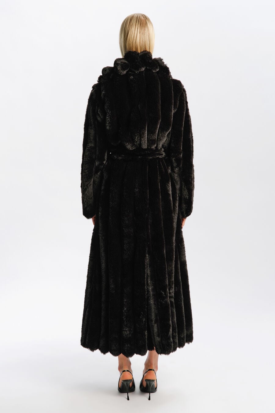 Marta Faux Fur Longline Coat