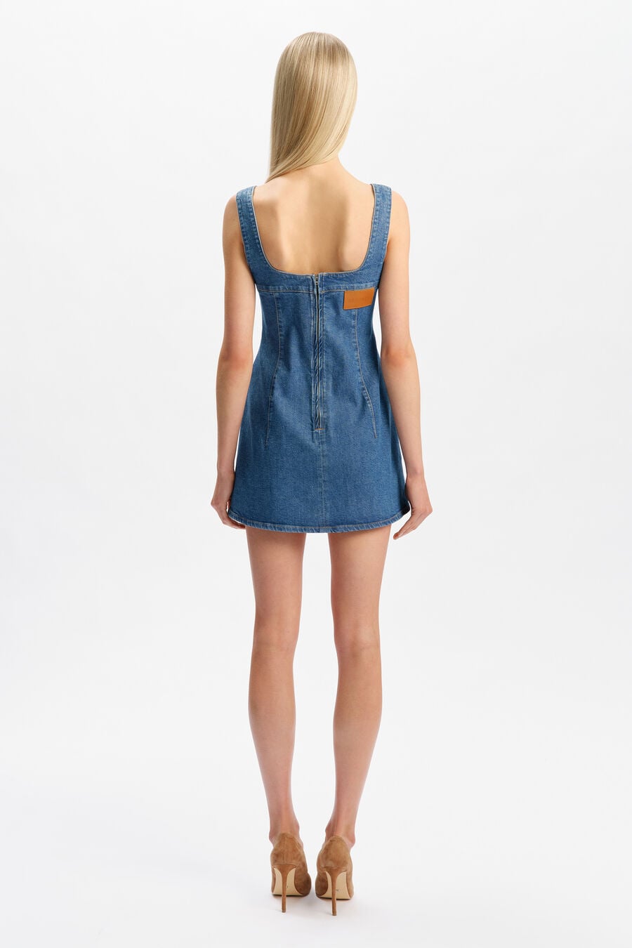 030 Denim Mini Dress