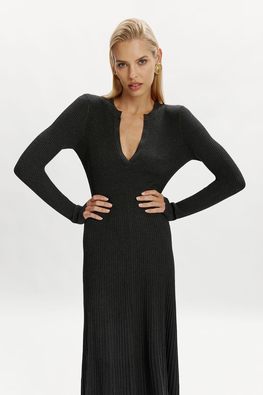 Hattie Knit Midi Dress
