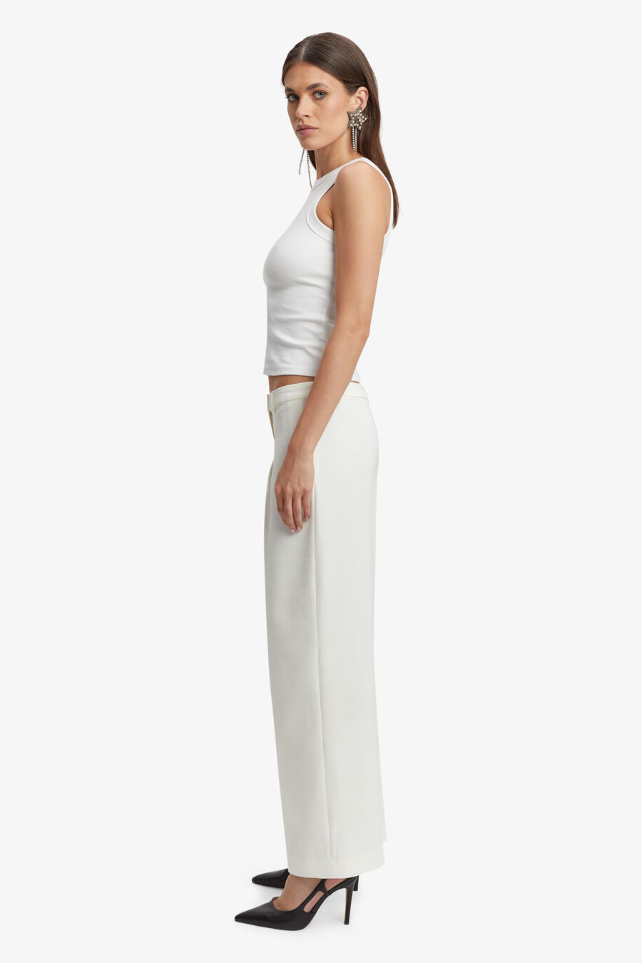 CASSIAN TAILORED PANT in colour IVORY