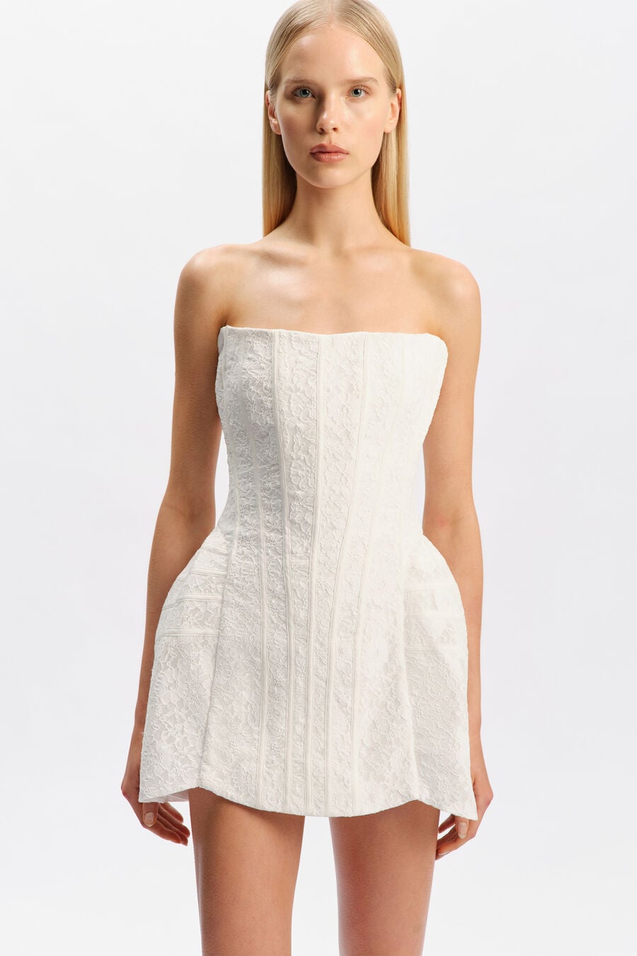 Lavinya Corset Lace Mini Dress