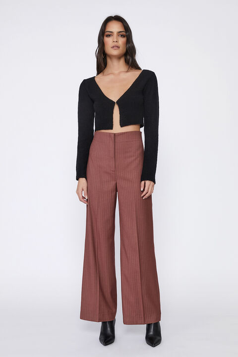 PIN STRIPE HIGH WAIST PANT