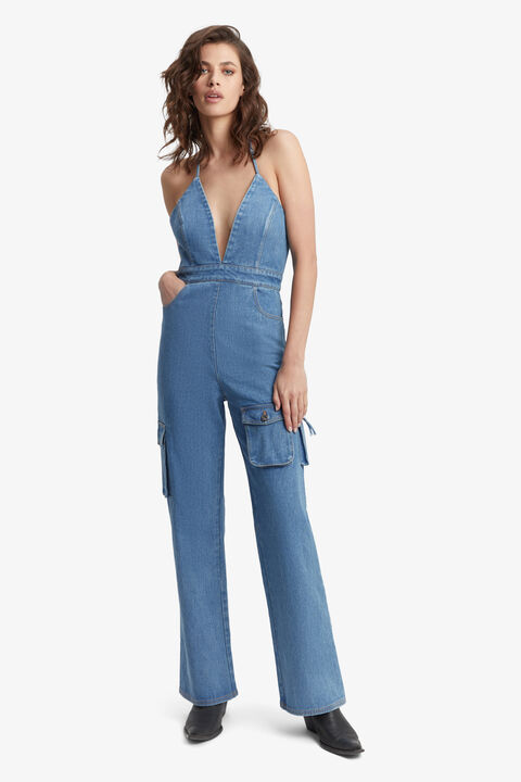 ZERAH CARGO JUMPSUIT in colour CITADEL