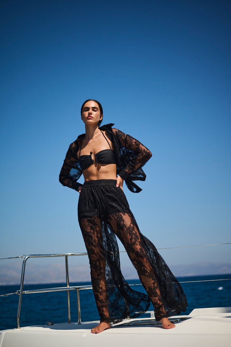 Aleida Oversized Lace Shirt