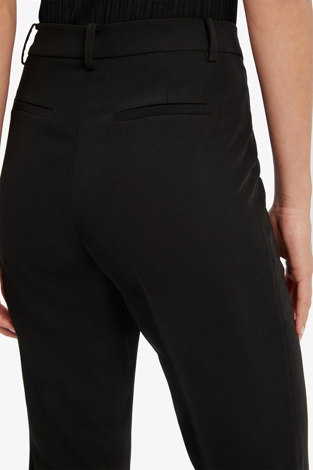 HALIFAX SLIM FLARE PANT in colour CAVIAR