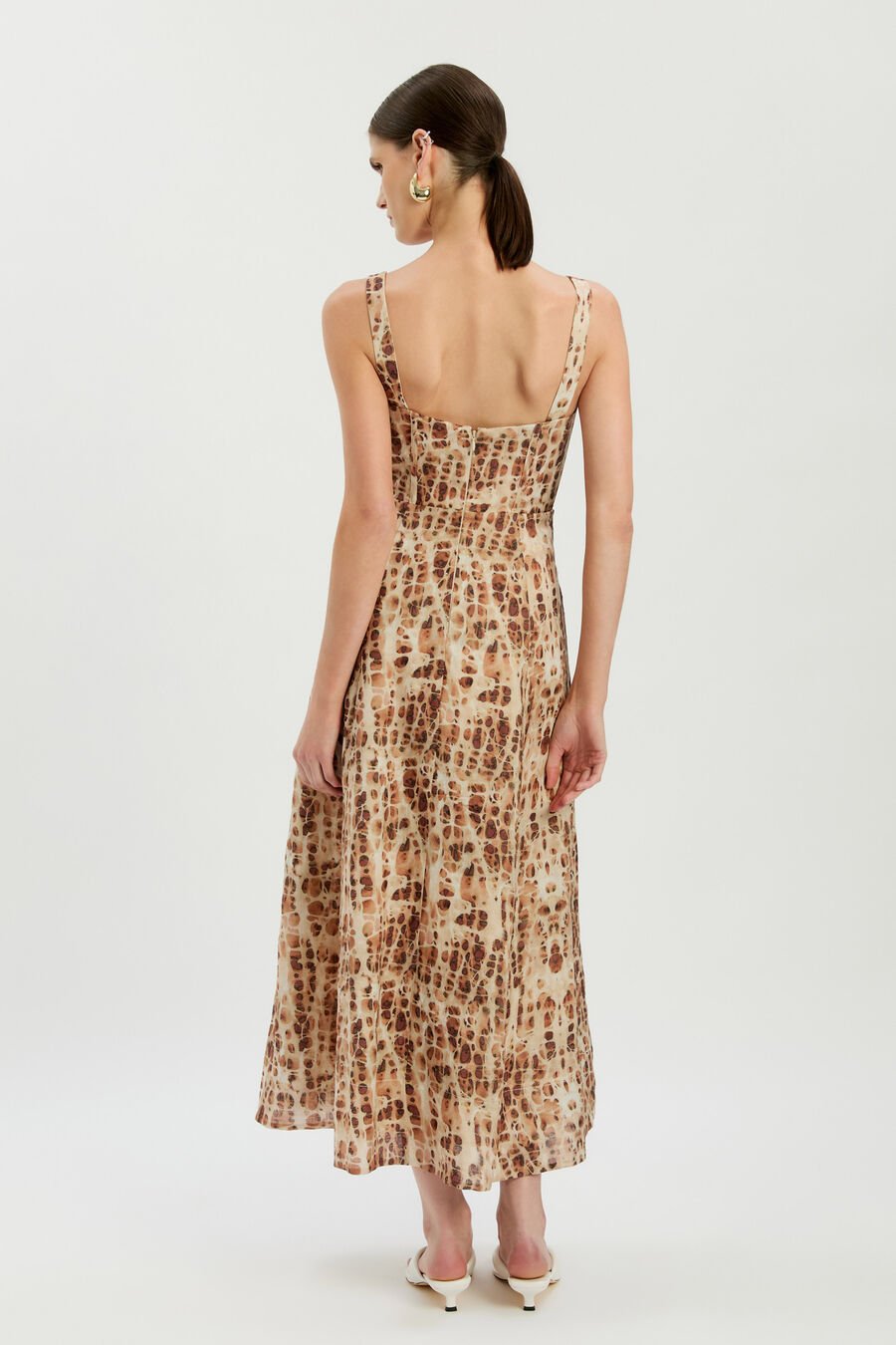 Lilah Corset Midi Dress