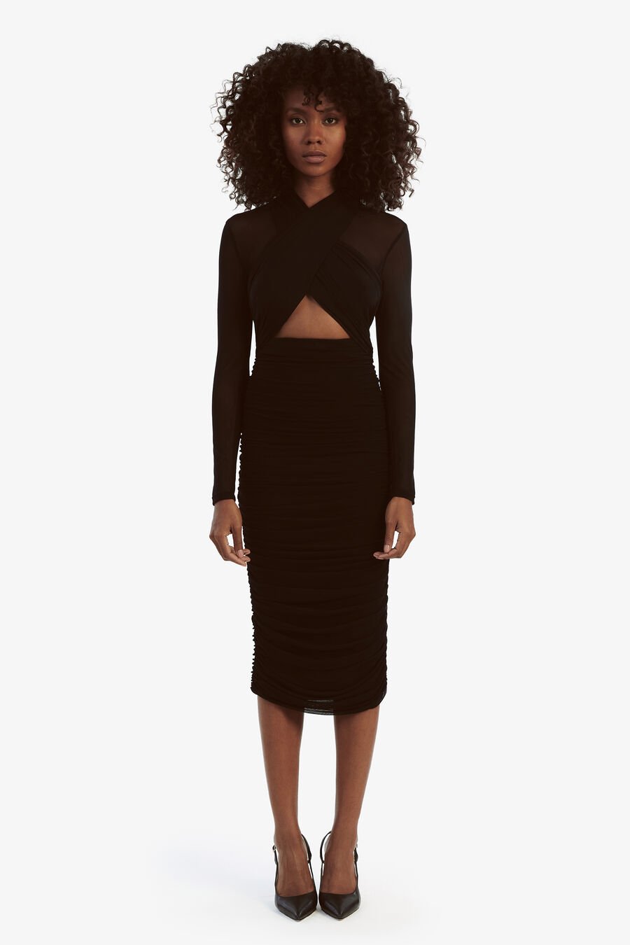 ALIYAH DRESS in colour BLACK