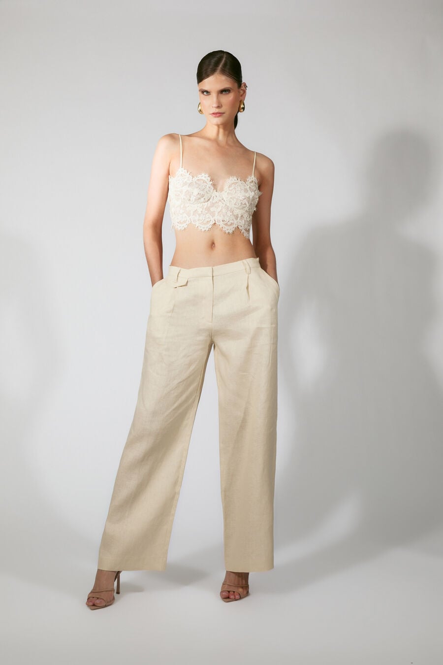 Geordy Hipster Linen Pant