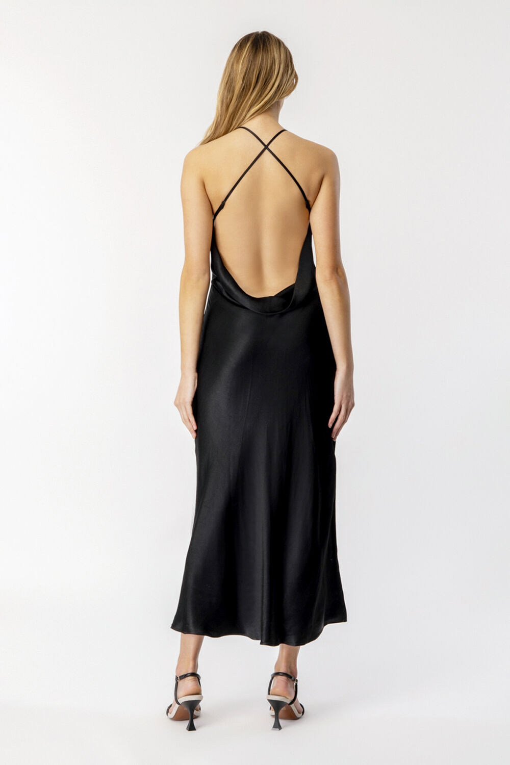 Cowl back new arrivals slip dress