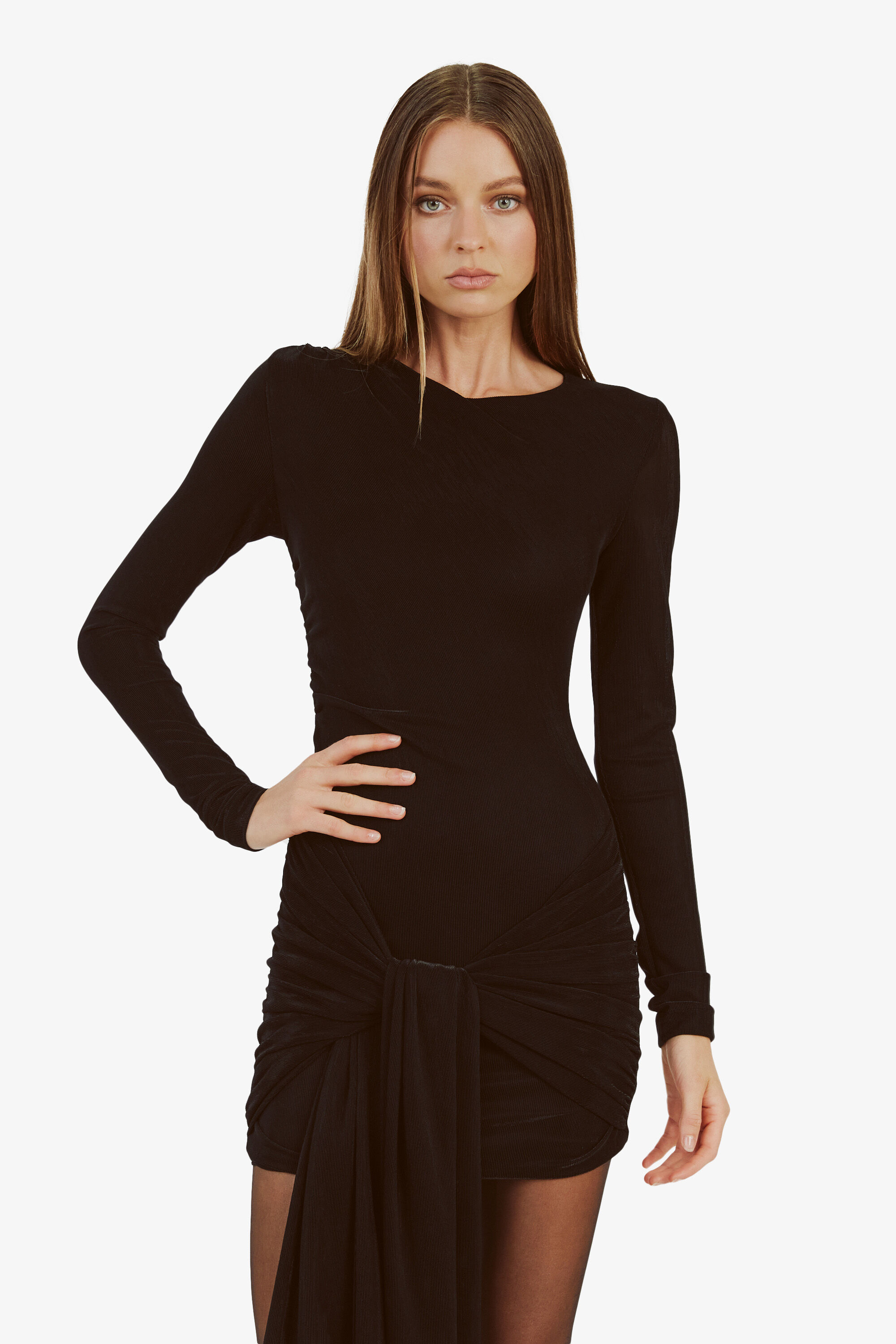 Bardot tie front dress clearance