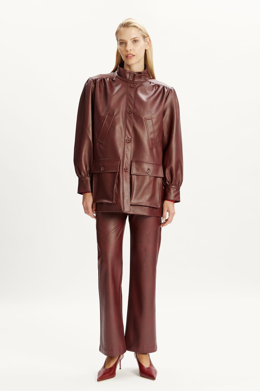 Clements Vegan Leather Jacket