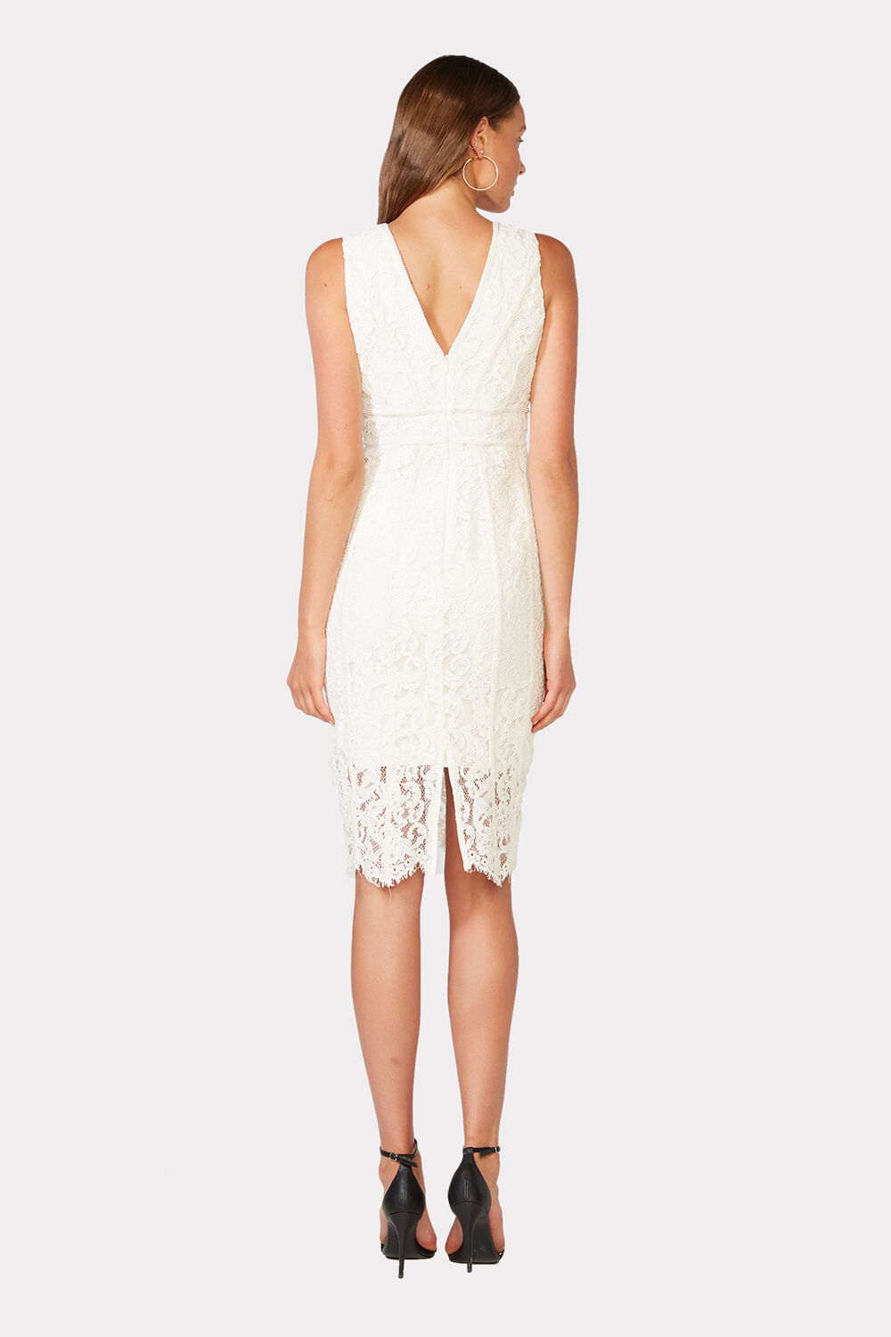 Bardot halter lace dress clearance