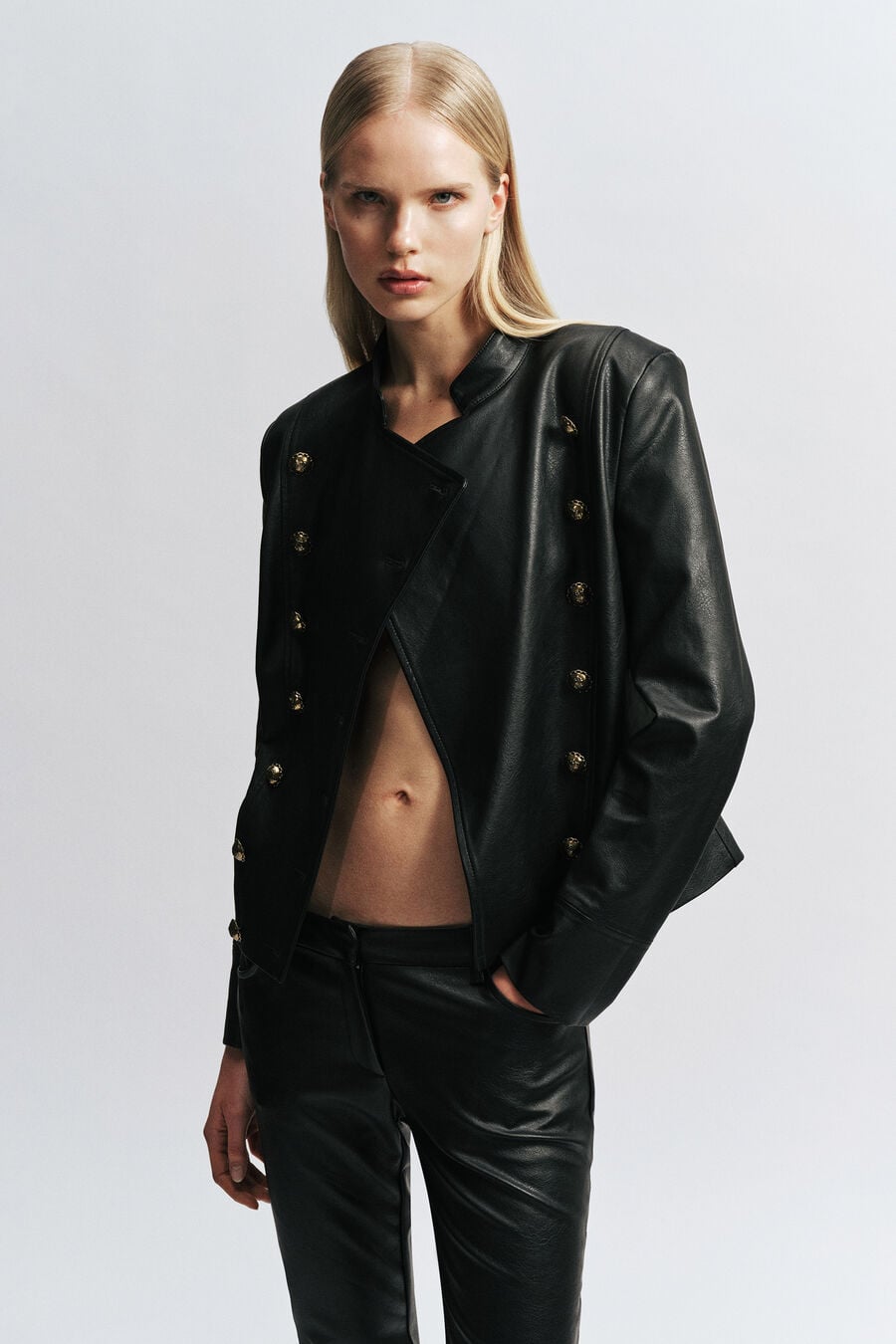 Marcella Vegan Leather Jacket
