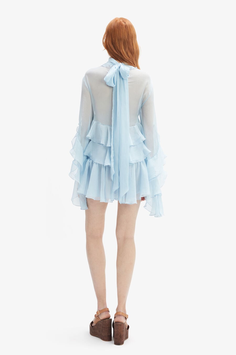 Anyssa Ruffle Mini Dress