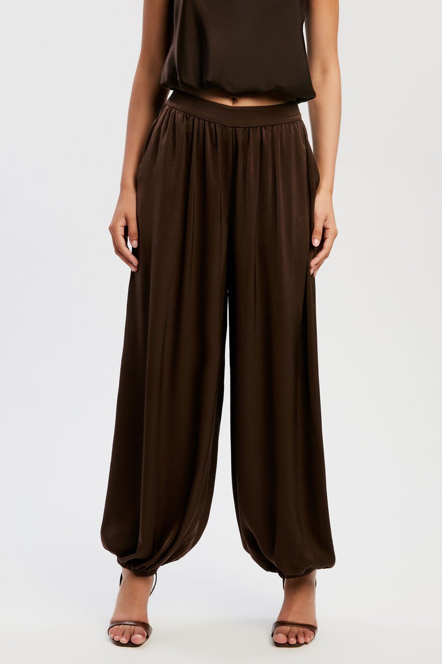 Nikola Satin Balloon Pant