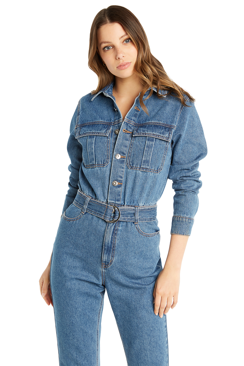 Ladies bardot jumpsuit hot sale