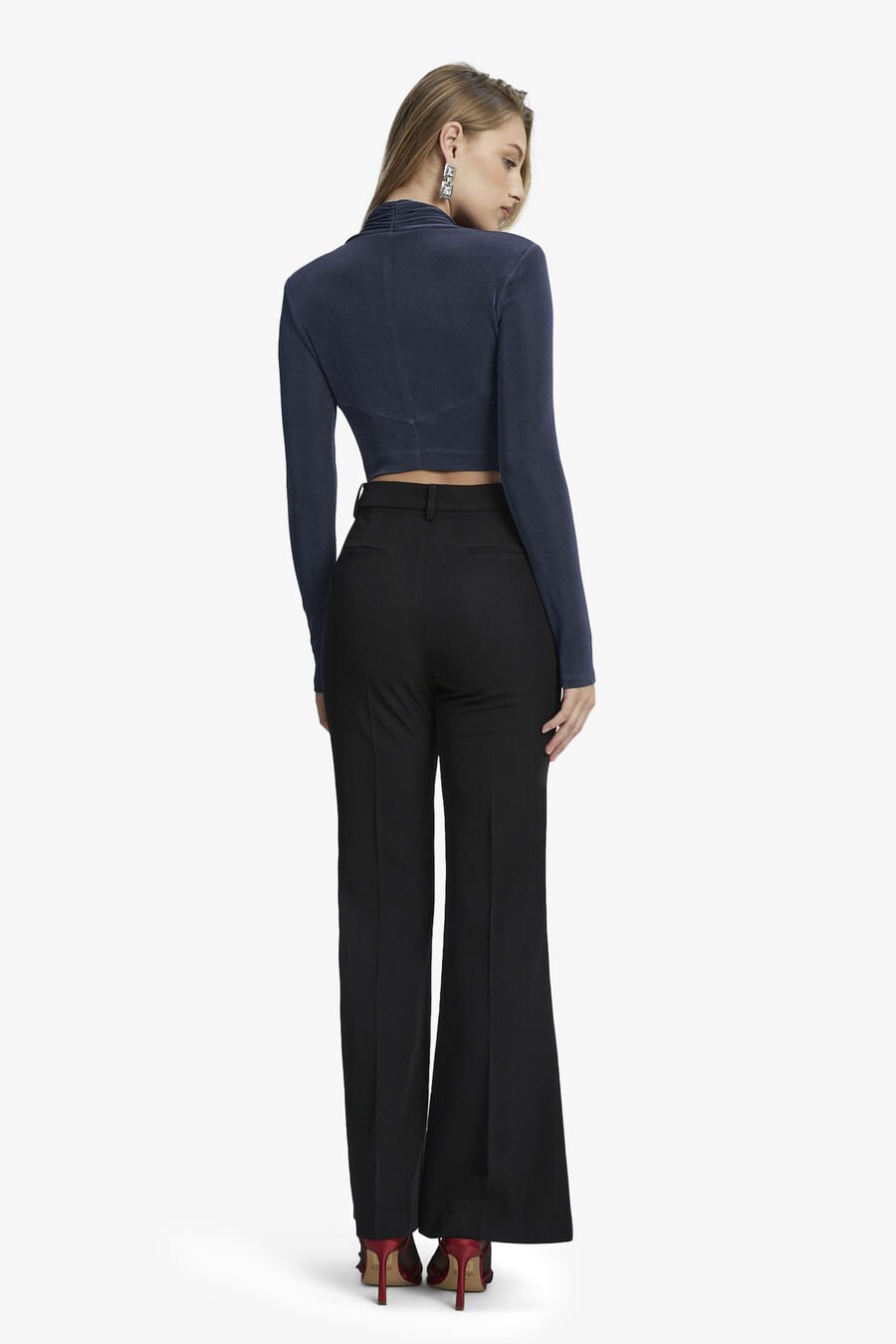 ALIYAH TOP in colour NAVY