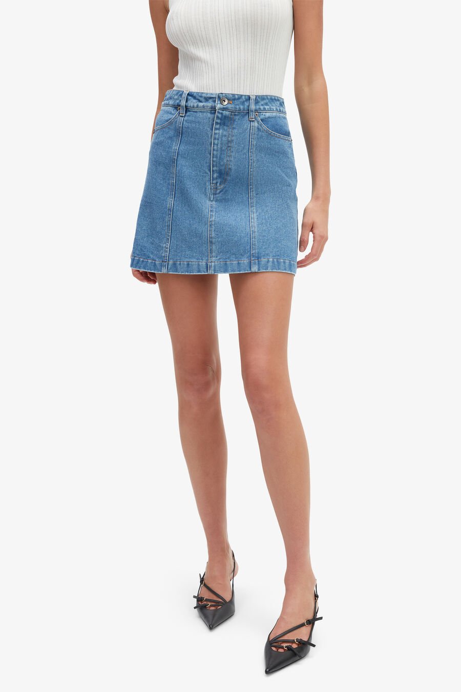 Cairo Denim Mini Skirt