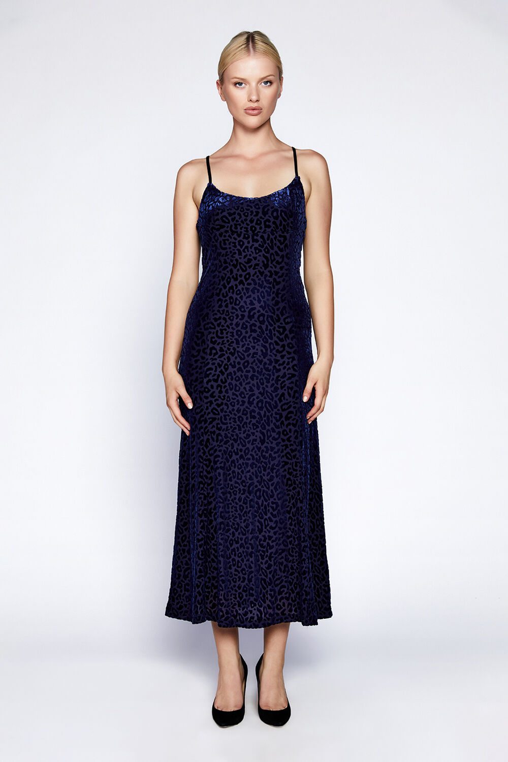 Bardot leopard slip dress top