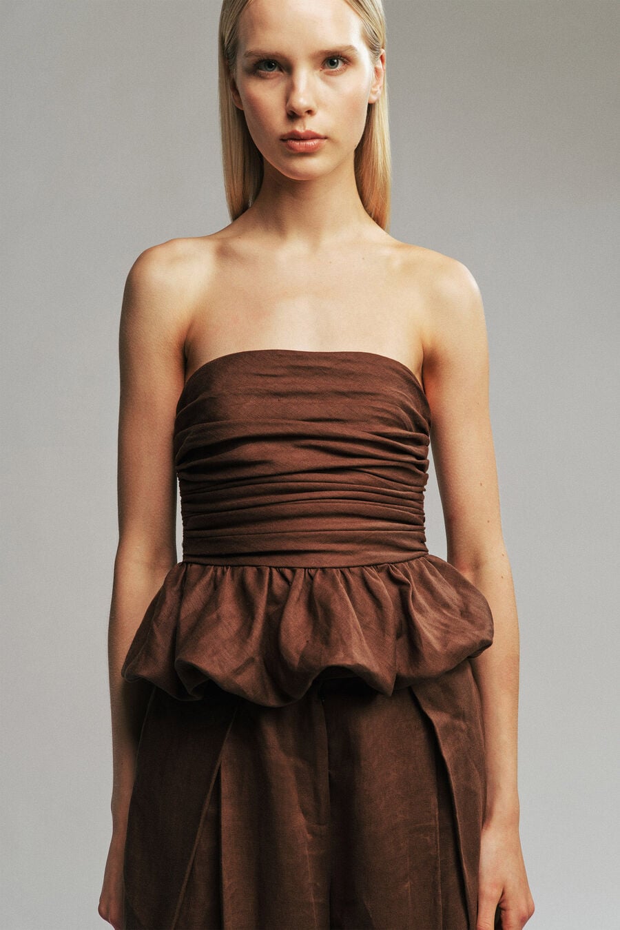 Alessio Strapless Top