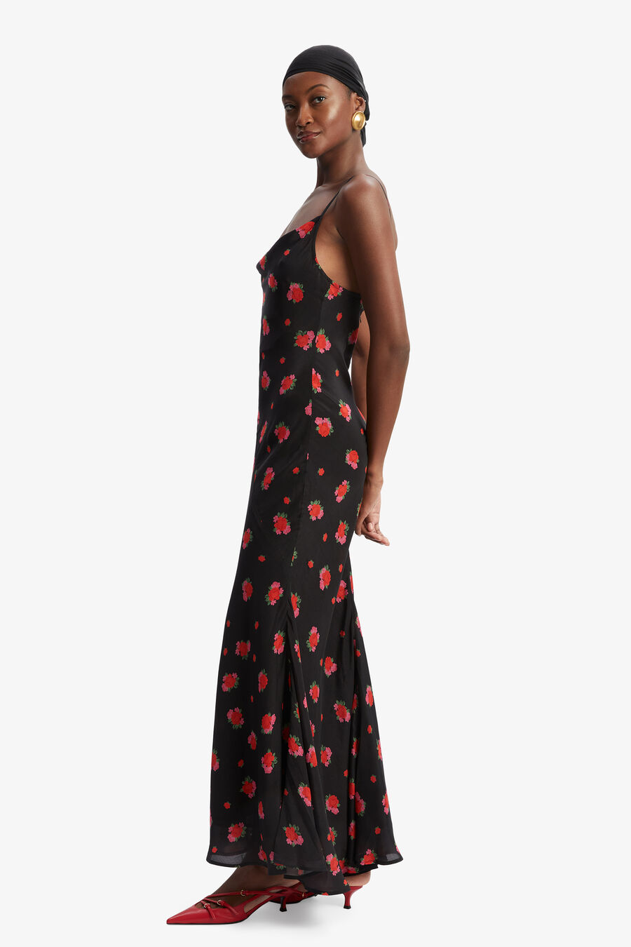 Monroe Cowl Neck Maxi Dress