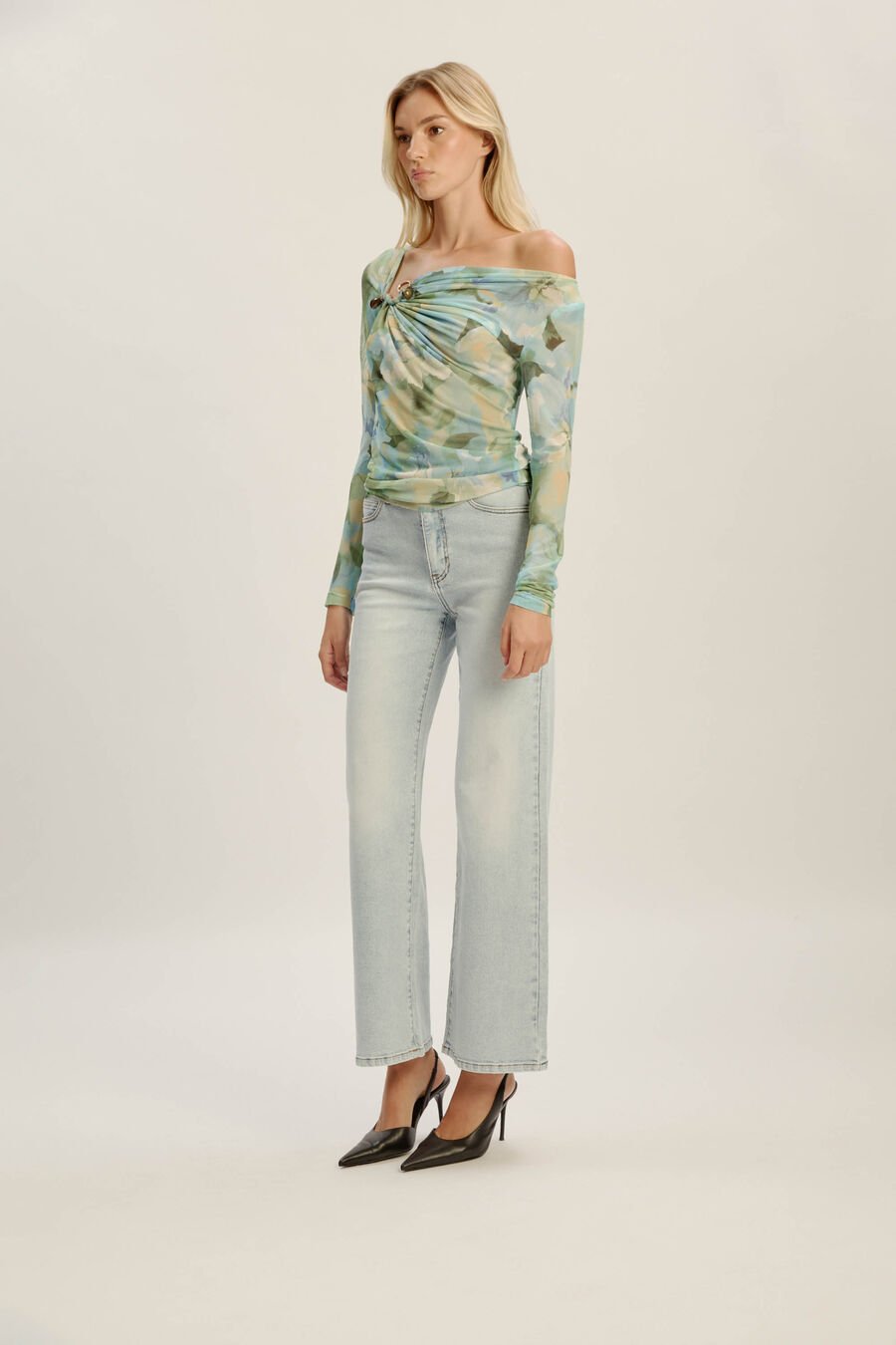 Marisol Asymmetric Mesh Top