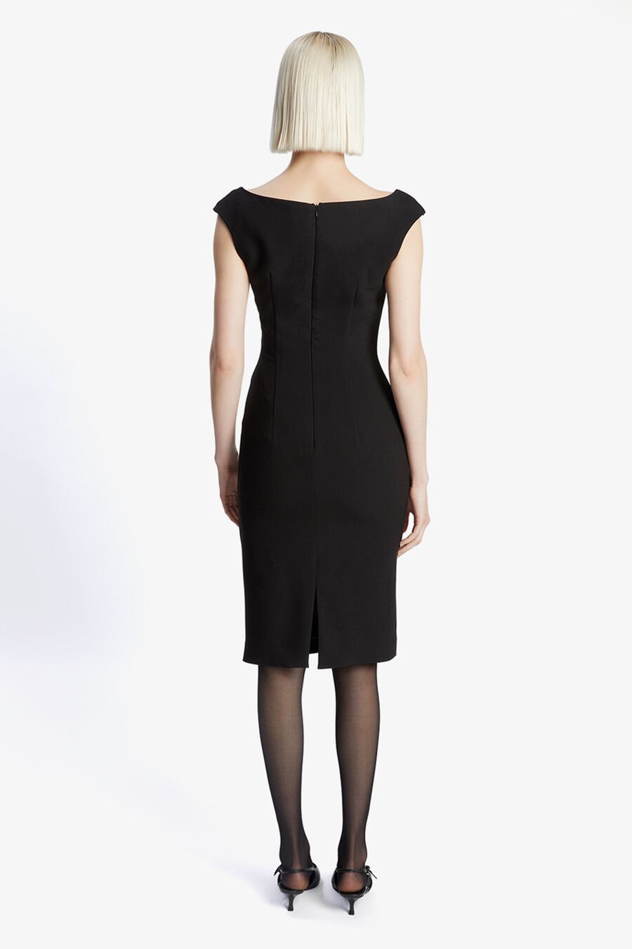 Audrey Fitted Midi Dress