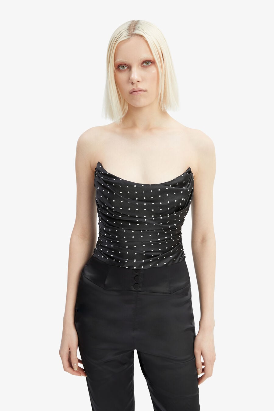 Blanca Satin Bustier