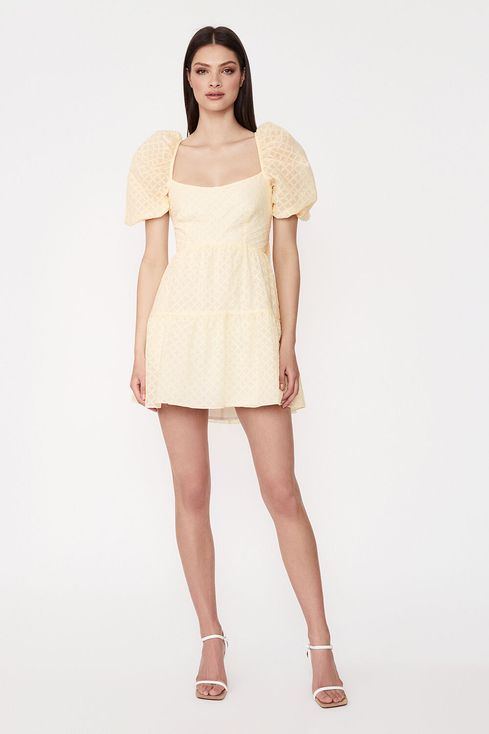 Lucy lace dress sales bardot
