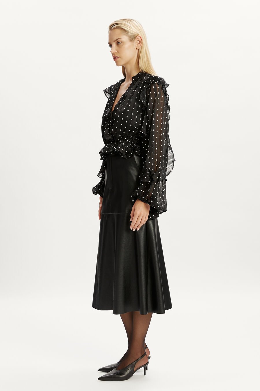 Kindra Vegan Leather Skirt