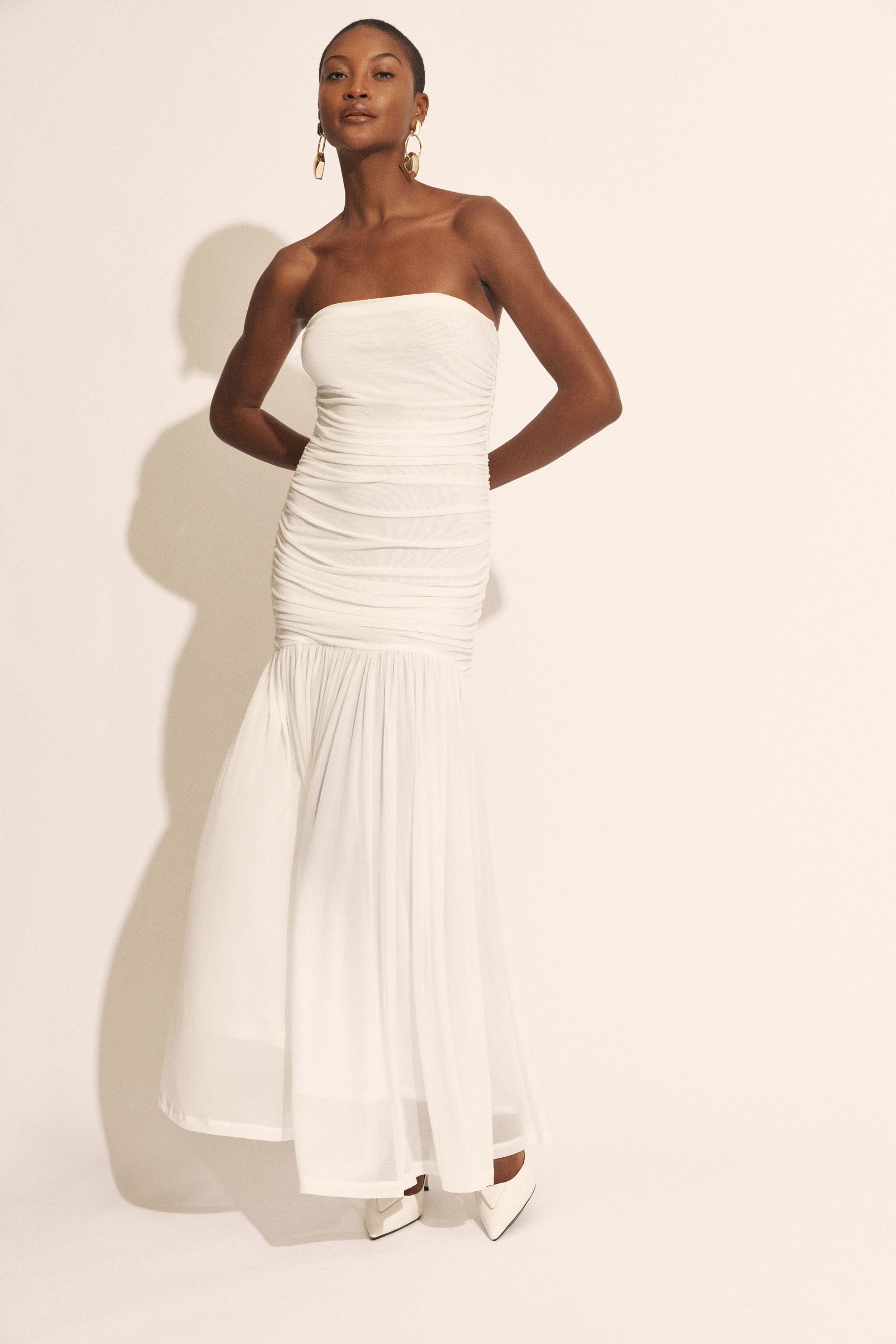 Bardot dress white best sale