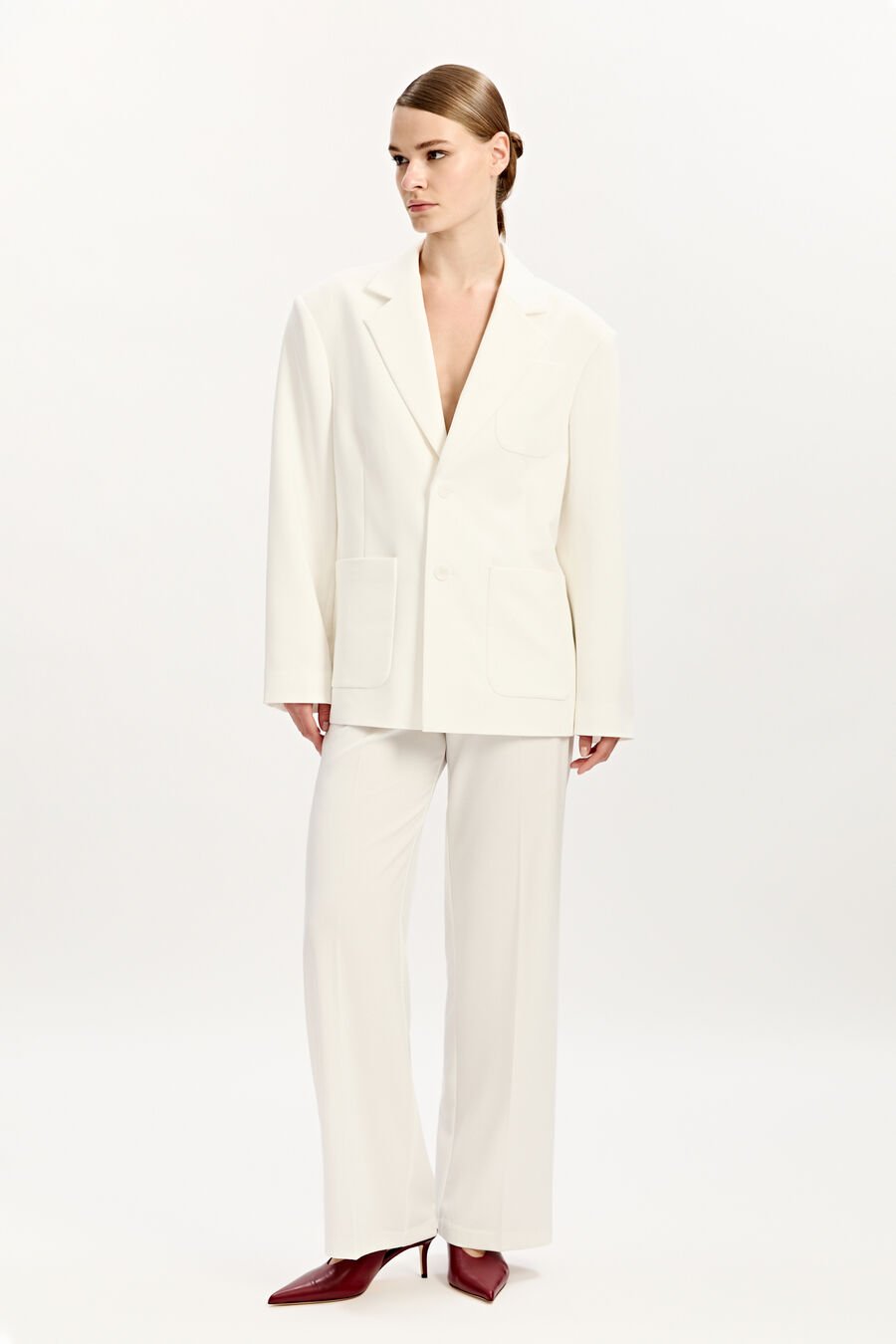 CALLISTA PANT in colour ORCHIDWHT