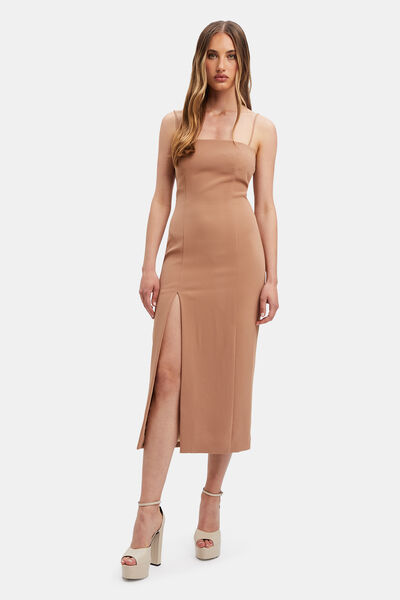 valerie bardot maxi bridesmaid dress