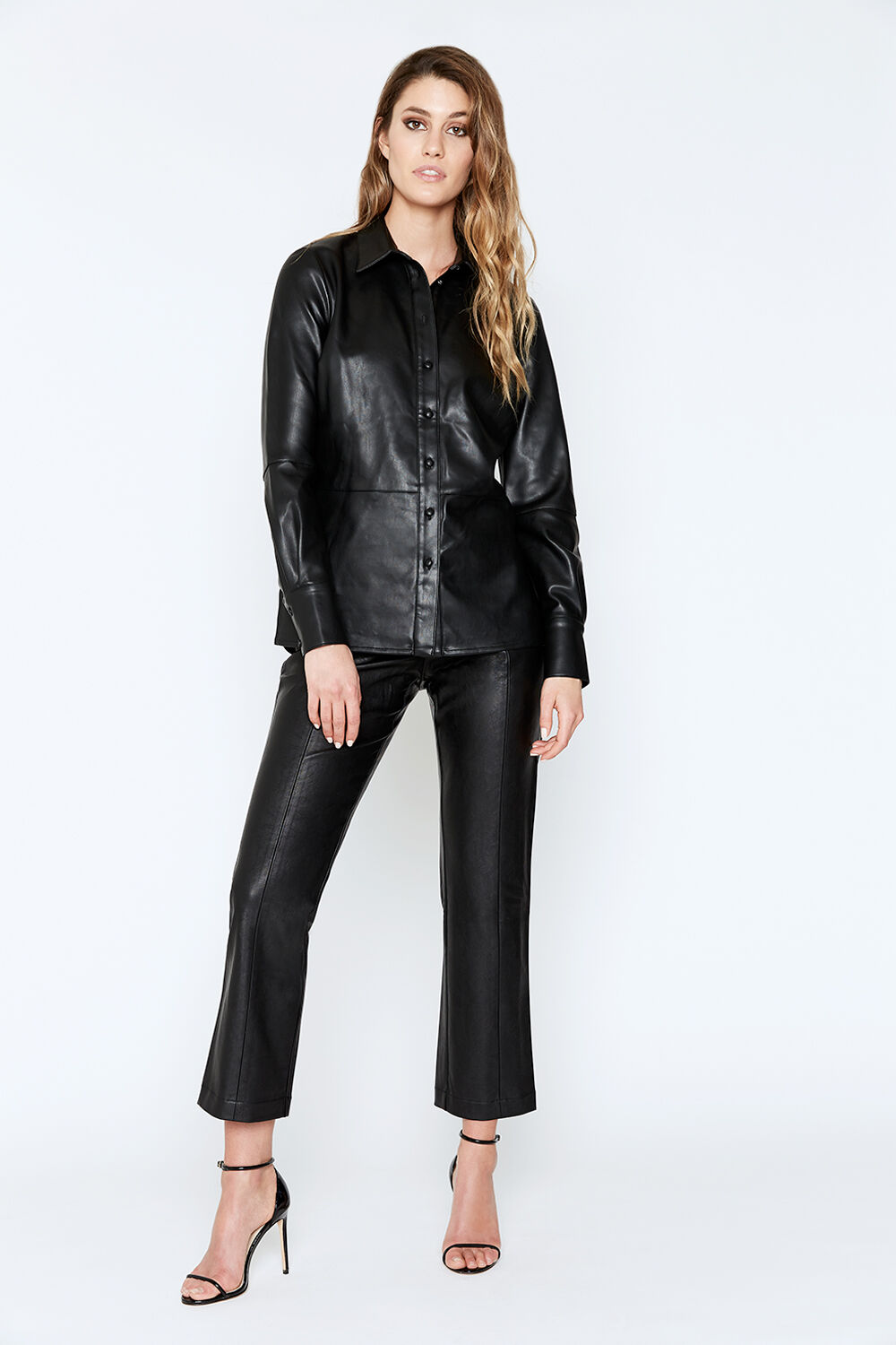 VEGAN LEATHER SHIRT