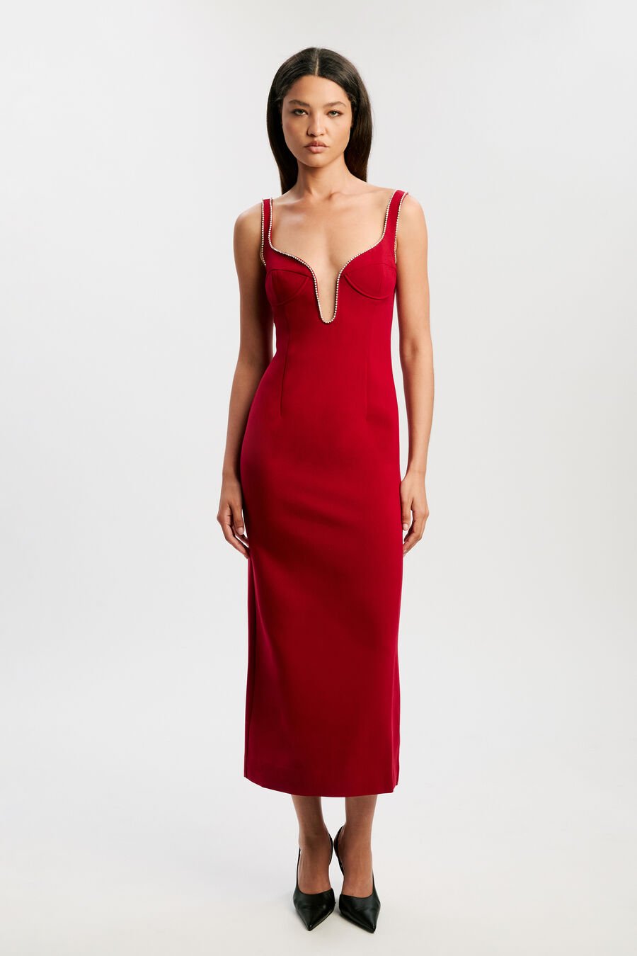 Brooklyn Diamonte Midi Dress