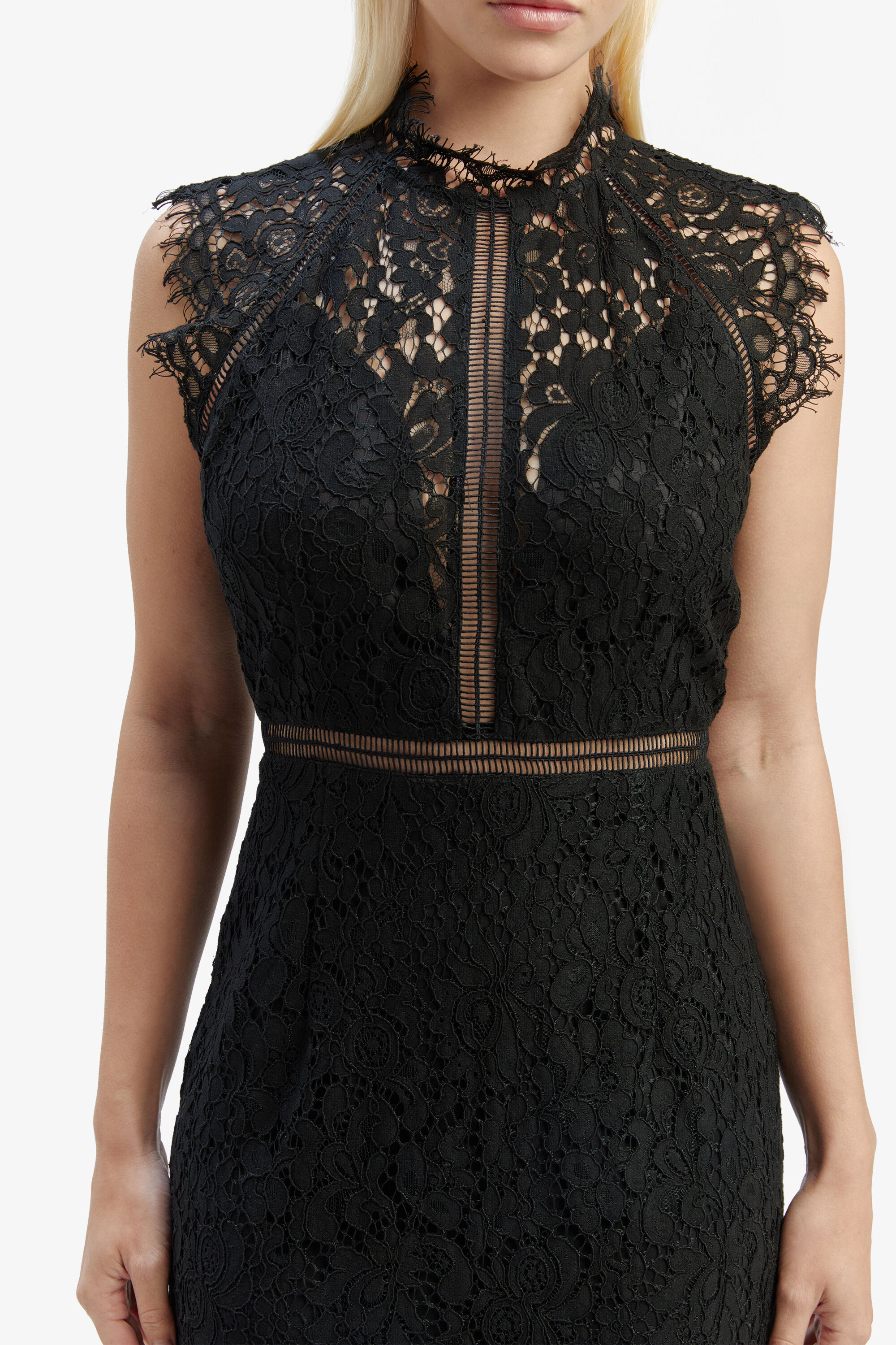 Bardot Lace Sheath Cocktail Dress Hunter Green Emerald Green