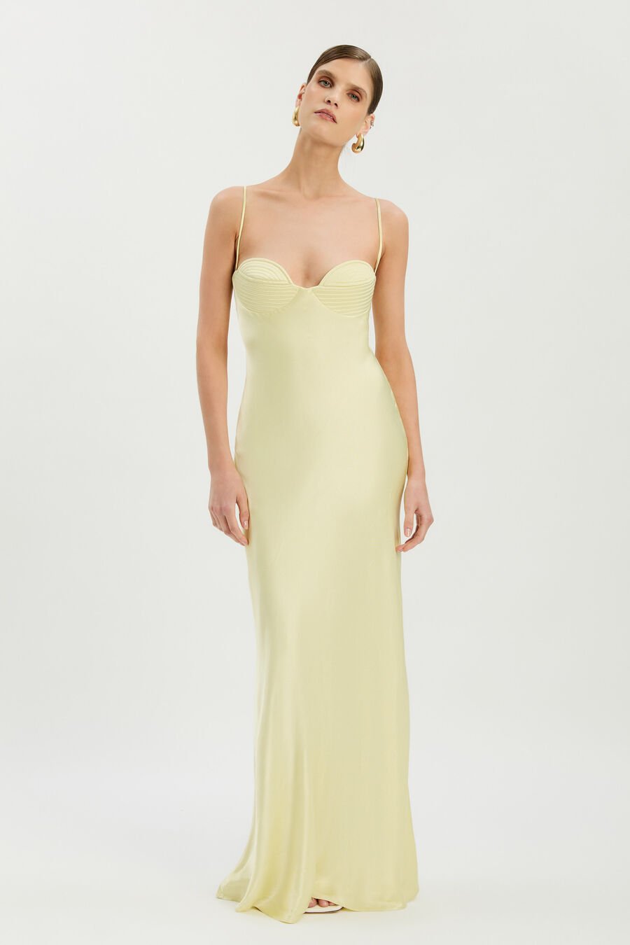 Devin Satin Maxi Dress