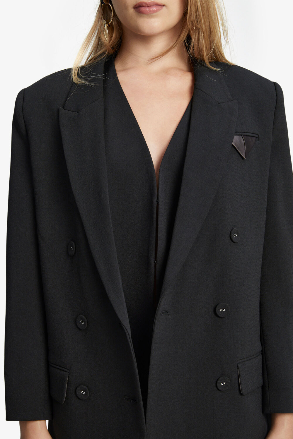 SLOANE CLASSIC BLAZER in colour CAVIAR