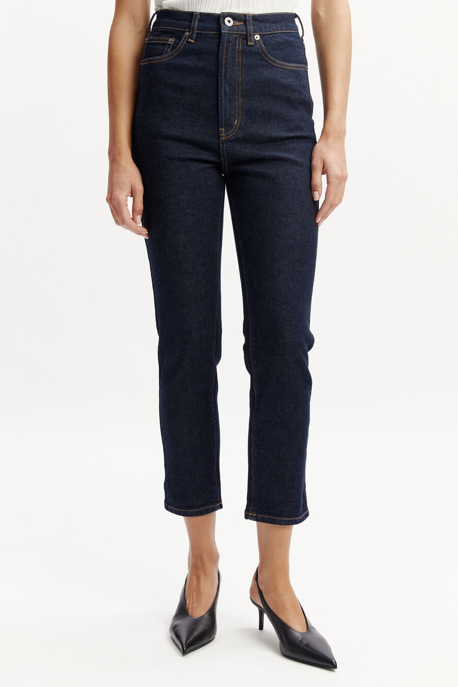 HEIDI STRAIGHT LEG JEANS II in colour DARK