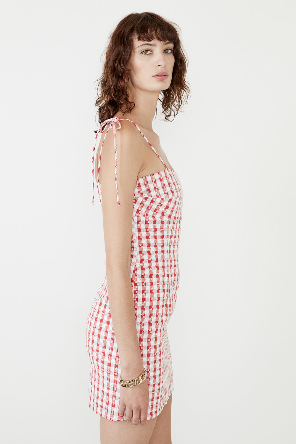 Mini gingham best sale dress