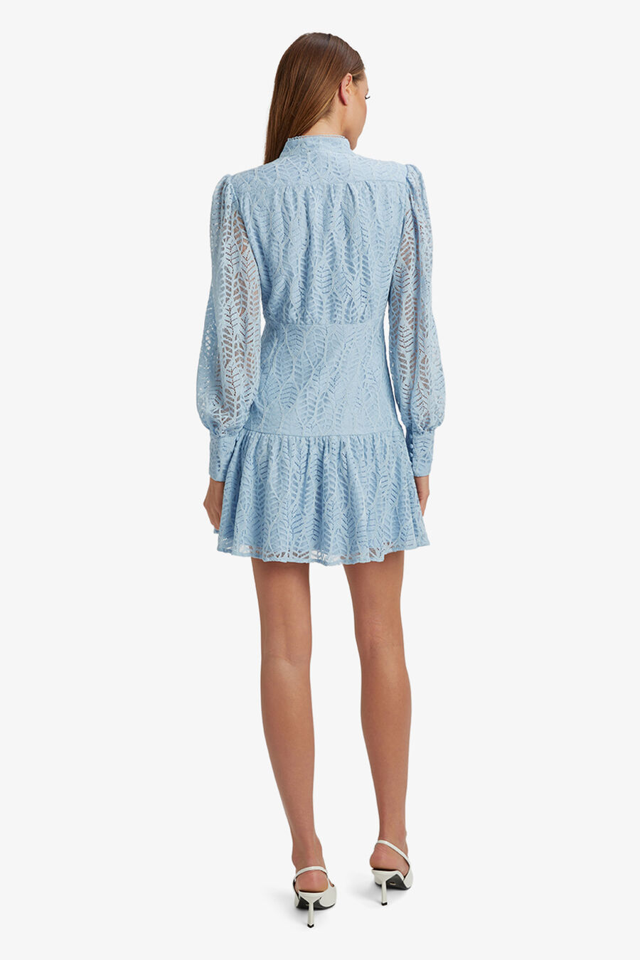 REMY LACE DRESS in colour LIGHT BLUE